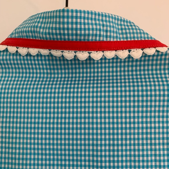 NWT Sourpuss Cherry Pie Gingham Diner Dress Medium - Picture 5 of 10